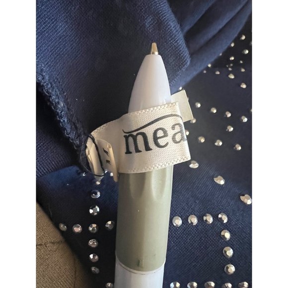 Mea Meor 2 Piece Studded Skirt Set Blue Size M EUC - Picture 13 of 13